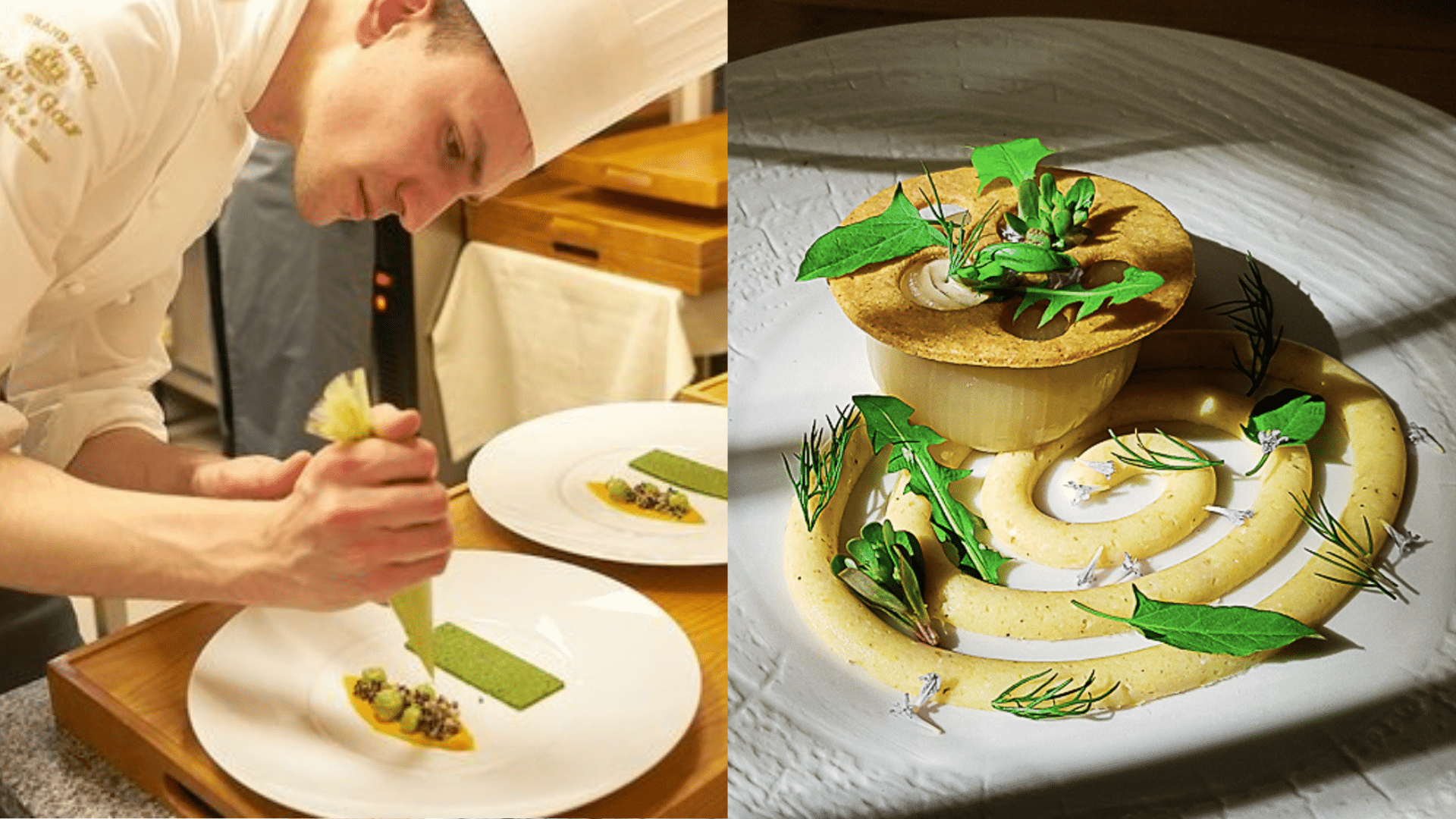 decorazione piatto gourmet Paolo Griffa