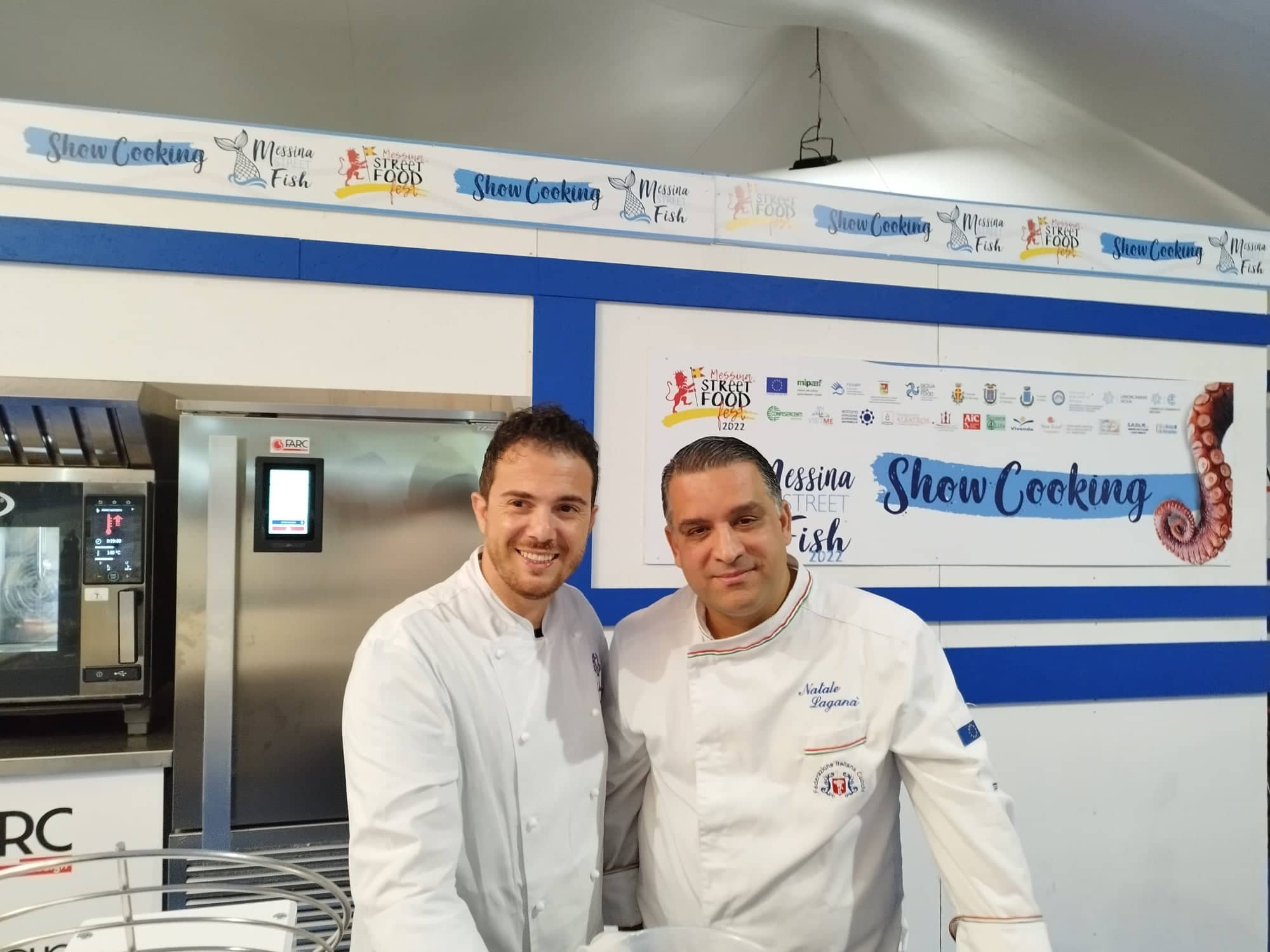 Cipicchia e Lagana dietro ai fornelli Cooking Show Street Food