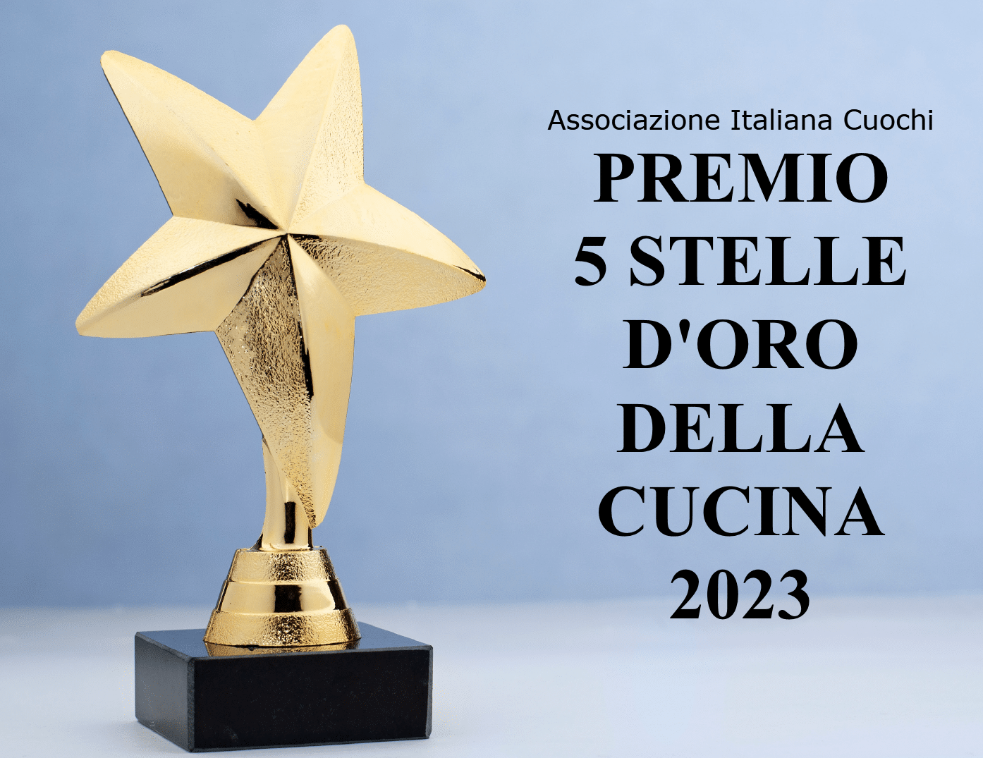 premio cinque stelle doro della cucina associazione italiana cuochi Copy