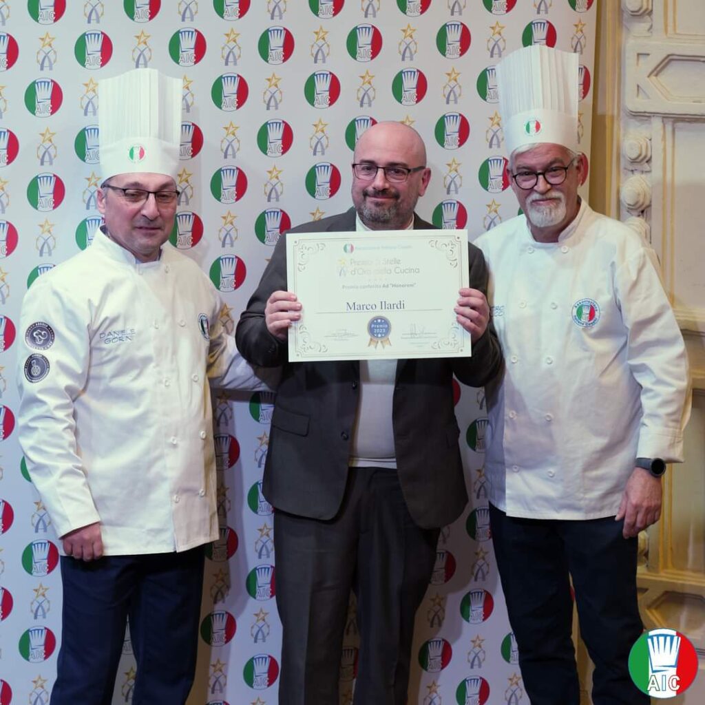 marco ilardi premio cinque stelle associazione italiana cuochi