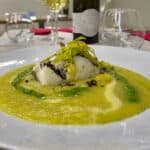 baccala vellutata di patate e porri