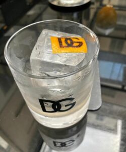 Bicchiere D&G scorza d'arancia D&G