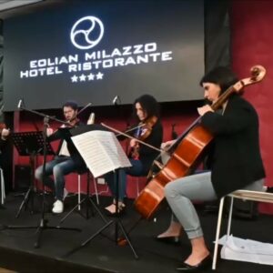 Tributo Franco Battiato frame violoncello e violini Eolian Milazzo H