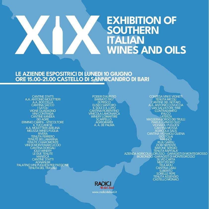 espositori radici del sud giugno