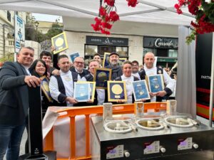 I premiati di Pizza d'Oro durante Festival di Sanremo 25