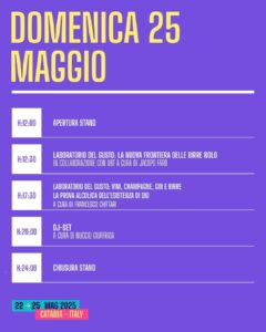 Beer Catania domenica maggio