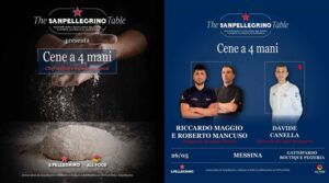 Collage cene a mani Sanpellegrino farina+Gattopardo