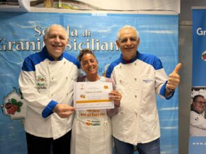 Gemelli con una corsista della Scuola IMG