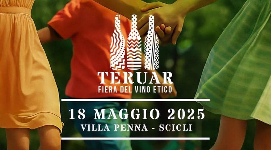 Teruar locandina Fiera del Vino Etico estesa