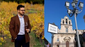 Alessandro Lieto pres Slow Food Lentini e sommelier+Duomo Lentini