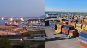 Porto Augusta notturno+container