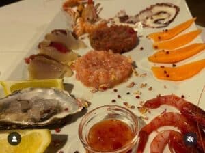 Crudi di pesce e salsine Canarillo