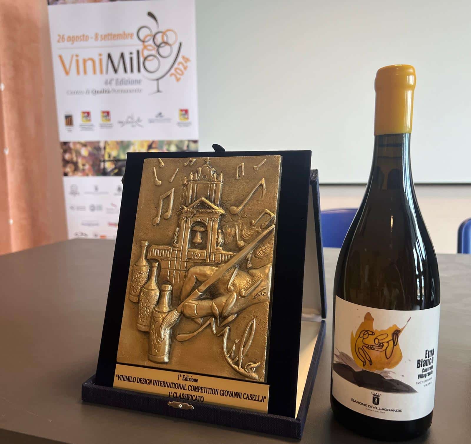ViniMilo etichetta PRIMO POSTO Etna Bianco Superiore (az Barone di Villagrande)