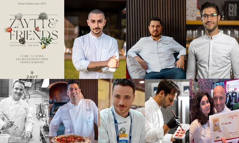 ZAYT RESTAURANT RIQUADRI CHEF CENA CON CANTINE