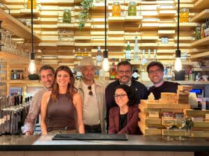 Il team di Buatta con Joe Bastianich