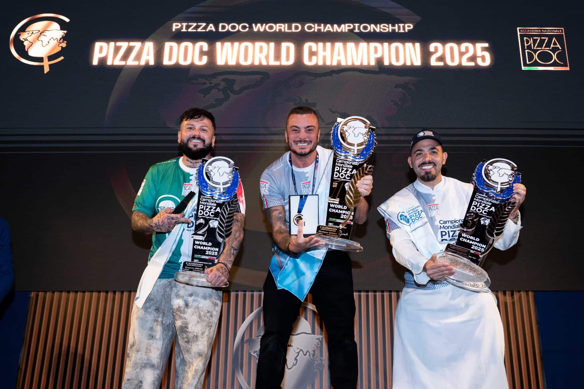peppe cutraro campione del mondo pizza doc